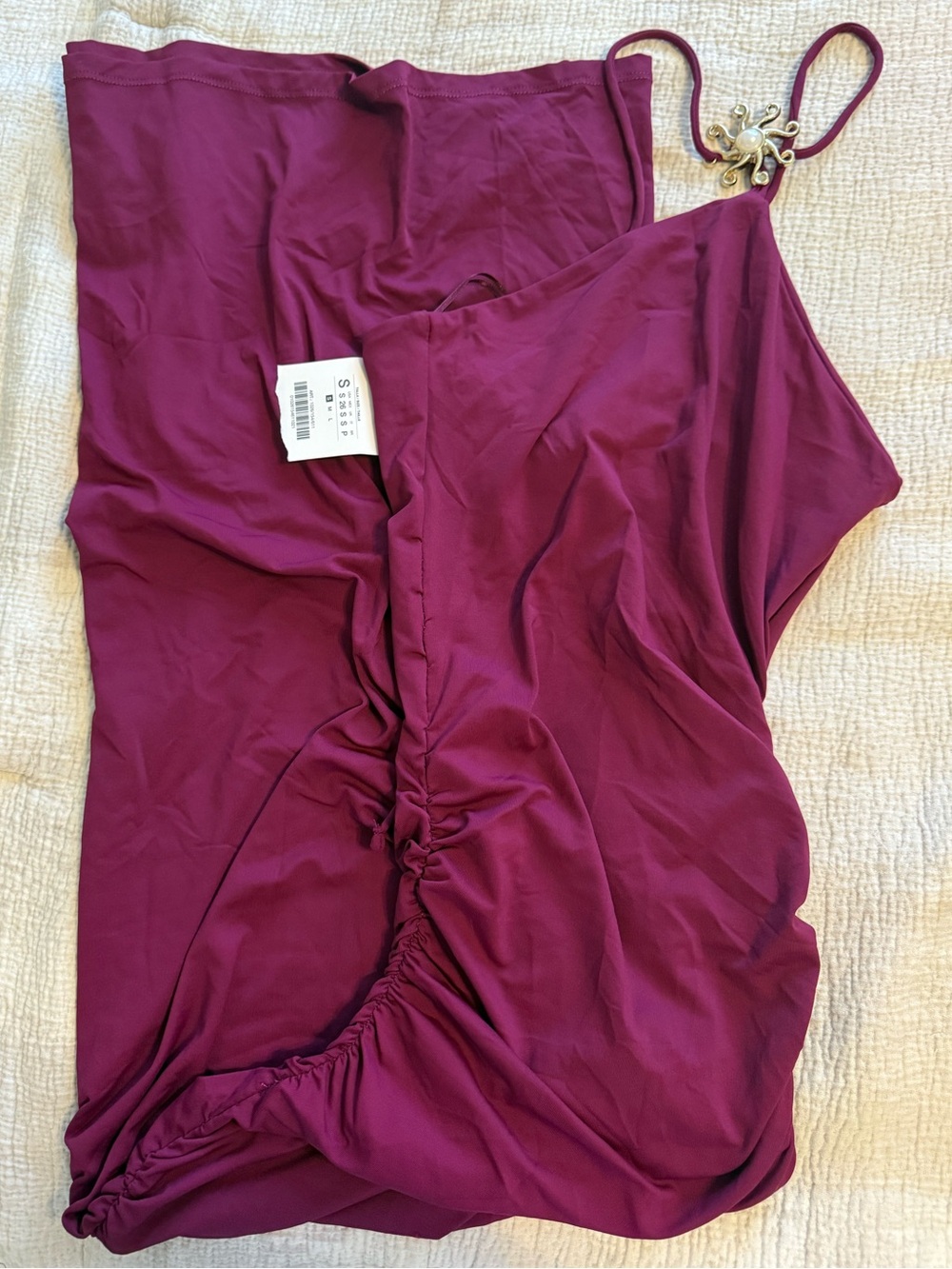 Zara Fuchsia Halter Midi Dress
